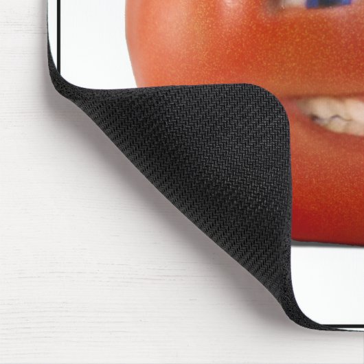 Happy Face Smiling Tomato Muismat (Hoek)