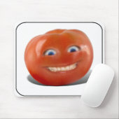 Happy Face Smiling Tomato Muismat (Met muis)
