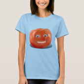 Happy Face Smiling Tomato T-shirt (Voorkant)