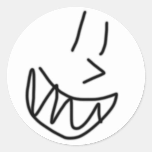 Happy Face Sticker (Voorkant)
