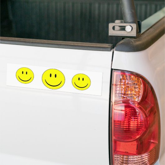 Happy Face Sticker Label (Op Truck)