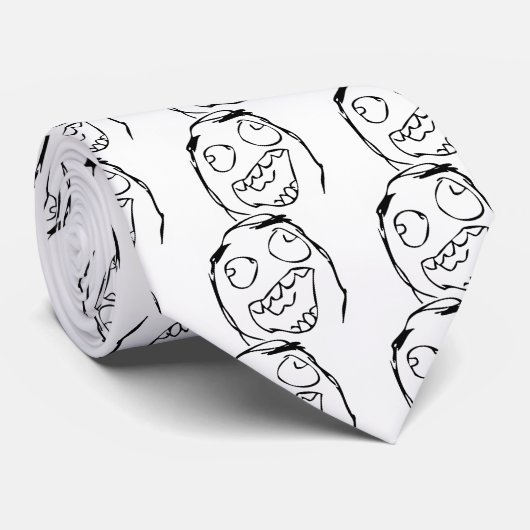 Happy Face Stropdas (Opgerold)