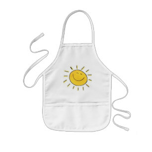 Happy Face Sun - Apron Kinder Schort