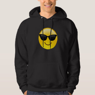 Happy Face Sunbries Smile Cool Shades Confident Hoodie
