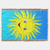 Happy Face Sunshine Deken (Voorkant)