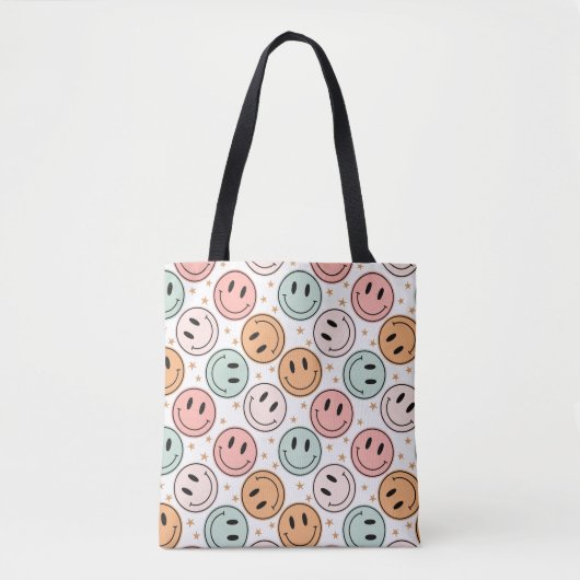 Happy Face Tote Bag (Voorkant)