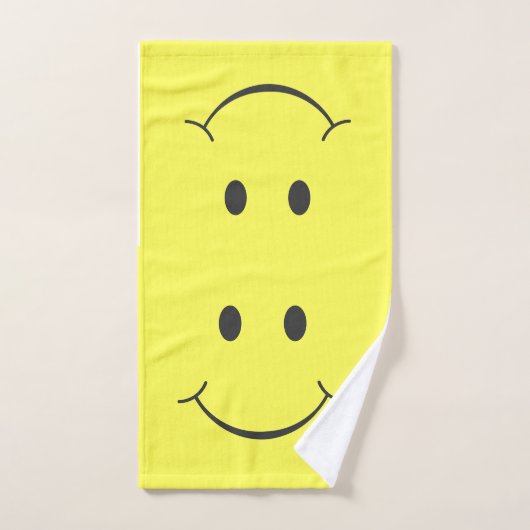 Happy Face Towel Set Bad Handdoek (Handdoek)