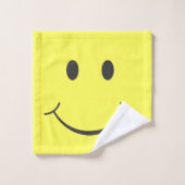 Happy Face Towel Set Bad Handdoek (Wasdoekje)