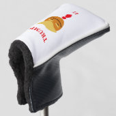 Happy Face Trump met Stropdas (47) Golfheadcover (3/4 voorkant)