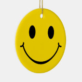 Happy Face-versiering Keramisch Ornament (Rechts)