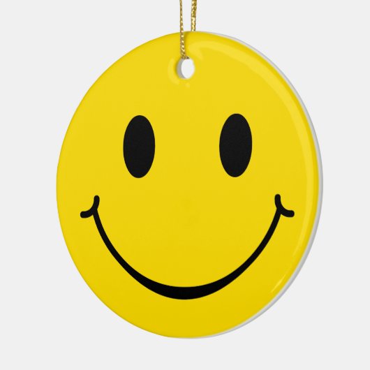 Happy Face-versiering Keramisch Ornament (Links)