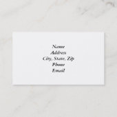 Happy Face Visitekaartje (Achterkant)