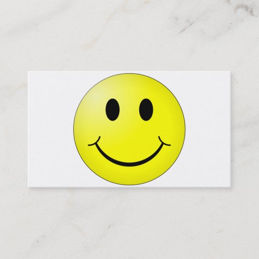 Happy Face Visitekaartje (Voorkant)