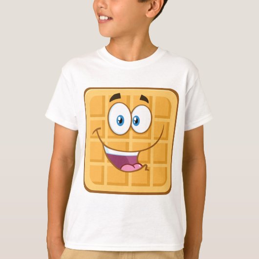 Happy Face Waffle T-Shirt (Voorkant)
