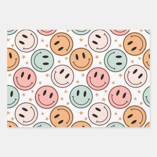 Happy Face Wrapping Paper (Voorkant)