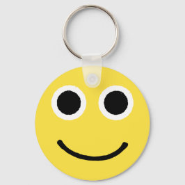 Happy Face Yellow glimlachend Emoticon Emoji Sleutelhanger