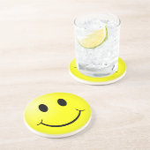 Happy Face Zandsteen Onderzetter (Zijkant)