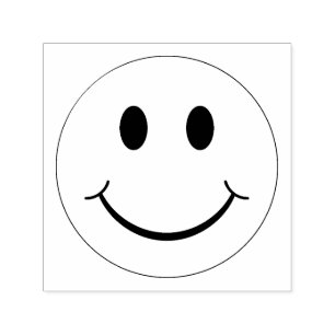 Happy Face Zelfinktende Stempel