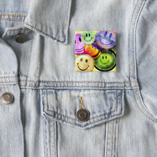 HAPPY FACES Button (In situ)