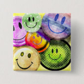 HAPPY FACES Button (Voorkant)