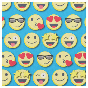 Happy Faces Cute Smile Stof