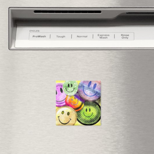 HAPPY FACES Magnet (Insitu (Vaatwasser))