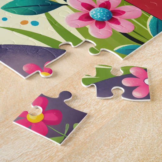 "HAPPY FAIRY AND BIRDS" JIGSAW PUZZLE LEGPUZZEL (Zijkant)