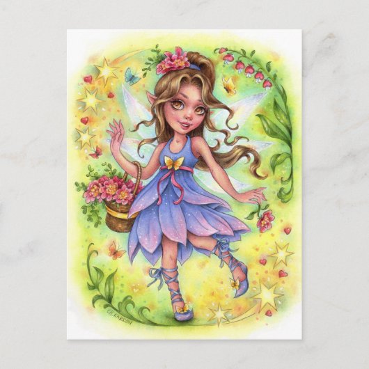 Happy Fairy Briefkaart (Voorkant)