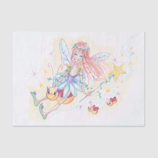 Happy Fairy-weefselpapier Tissuepapier (Voorkant)