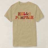 Happy Fall Hello Pumpkin Retro Fall Autumn Vibes T-shirt (Design voorkant)