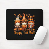 Happy Fall Y'all Gnome Pumpkin Autumn Thanksgiving Muismat (Met muis)