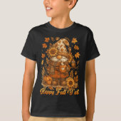 Happy Fall Y'all Gnome Pumpkin Autumn Thanksgiving T-shirt (Voorkant)