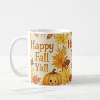 Happy Fall Y'all Mug Koffiemok