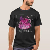 Happy Fall Yall Pumpkins Leopard  Autumn Fall Pump T-shirt (Voorkant)
