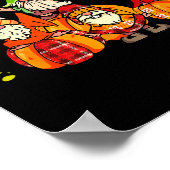 Happy Fall Yall Shirt Buffalo Pumpkin Autumn Gnome Poster (Hoek)