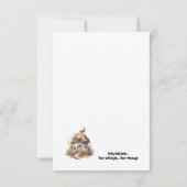 Happy Family Bedankkaart (Achterkant)