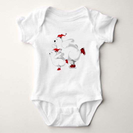 Happy Family Beren Baby Bodysuit - Kerstmis (Voorkant)