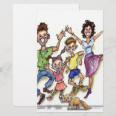 Happy Family Briefpapier (Voorkant / Achterkant)