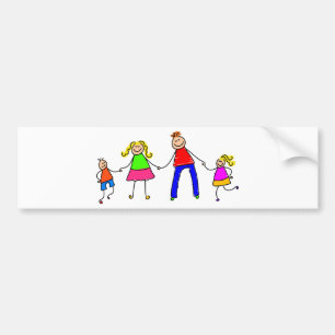 Happy Family Bumpersticker
