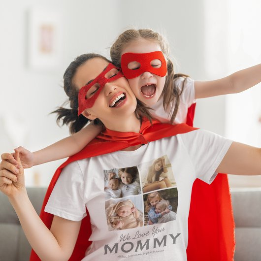 Happy Family Foto mama T-shirt