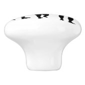 HAPPY FAMILY KERAMISCHE KNOP (Zijkant)