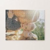 Happy Family Kiss - Aangepaste foto Legpuzzel (Horizontaal)