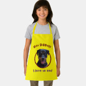 Happy Family-liefhebbende Rottweiler Schort (Insitu)