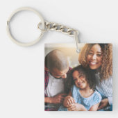 Happy Family of Three Sleutelhanger (Voorkant)