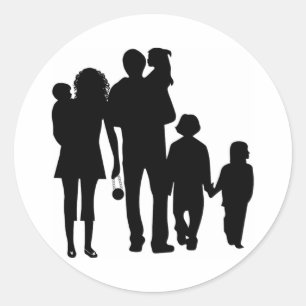 HAPPY FAMILY RONDE STICKER