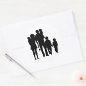 HAPPY FAMILY RONDE STICKER (Envelop)