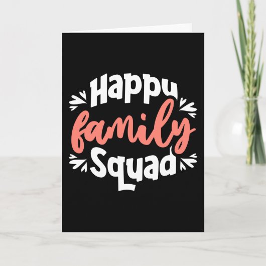 Happy Family Squad Kaart (Voorkant)