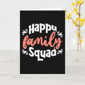 Happy Family Squad Kaart (Gele Bloem)