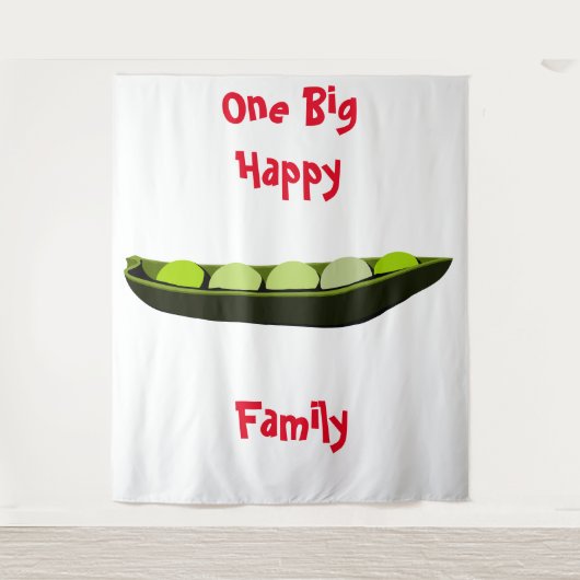 Happy Family Tapestry Wandkleed (Voorkant)