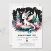 Happy Fantasy Dragon Verjaardag Kaart (Voorkant)